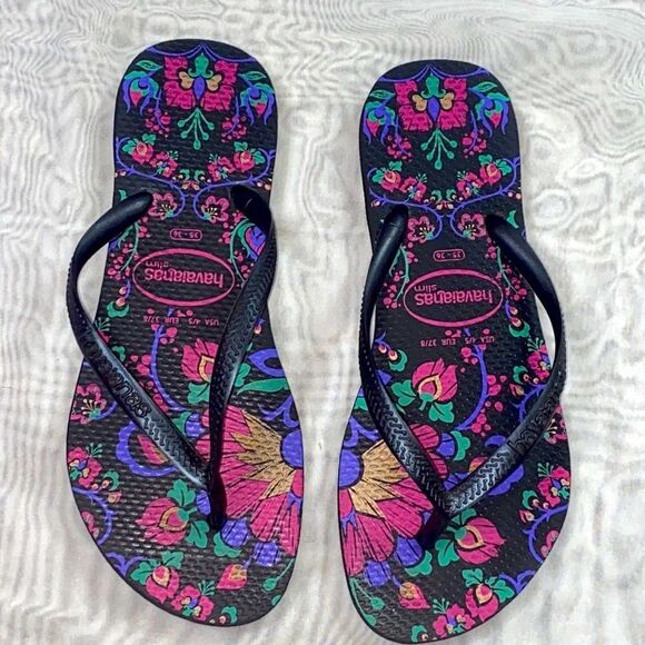 Havaianas Slim Shoes Sandals Size 4/5 - Picture 1 of 9